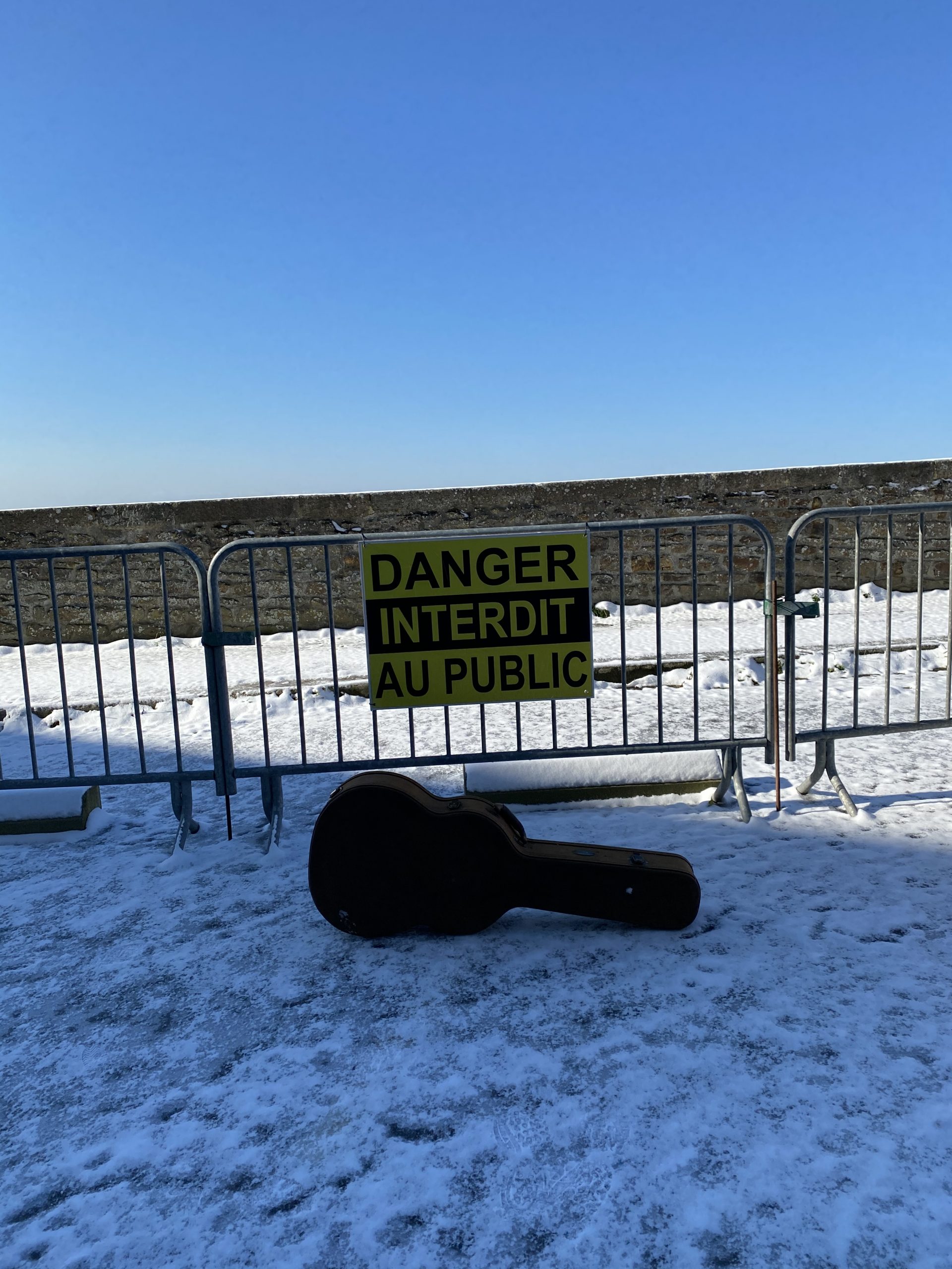Granville, sous la neige, 2021, Manche, Normandie